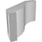 Ekena Millwork 5-in. W x 8-in. D x 8-in. H Baker Architectural Grade PVC Knee Brace BRCP05X08X08BKR - alternate 6